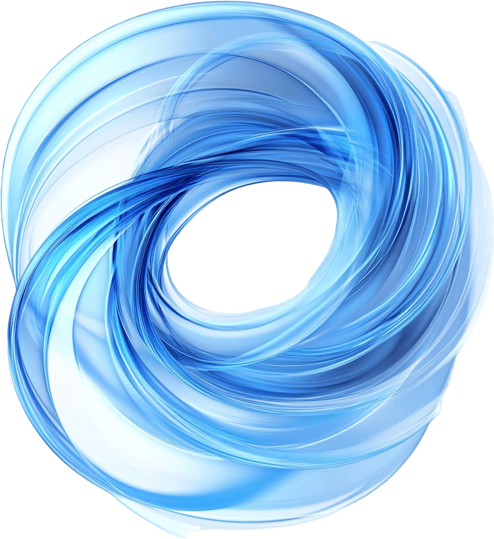 Blue swirling vortex Img