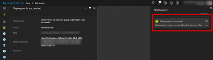 Azure notification Azure notification
