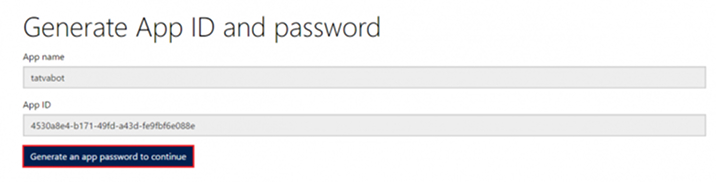 Generate an app password Generate an app password