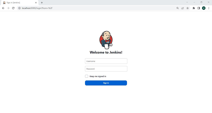 Login to Jenkins