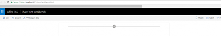SharePoint workbench SharePoint workbench