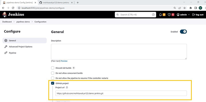 GitHub Project URL
