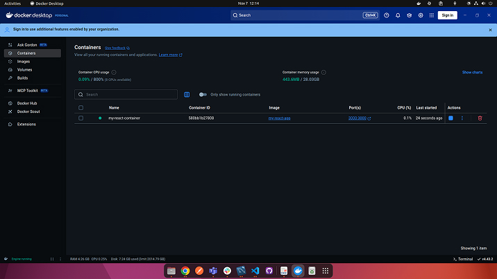 Test the Application
