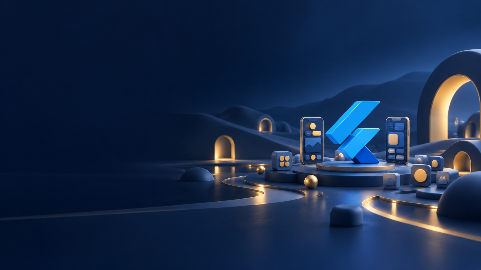 Flutter App Development Services Hero Image