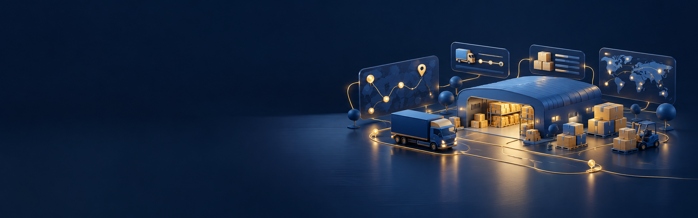 Logistics and Distribution Software Development Hero Image
